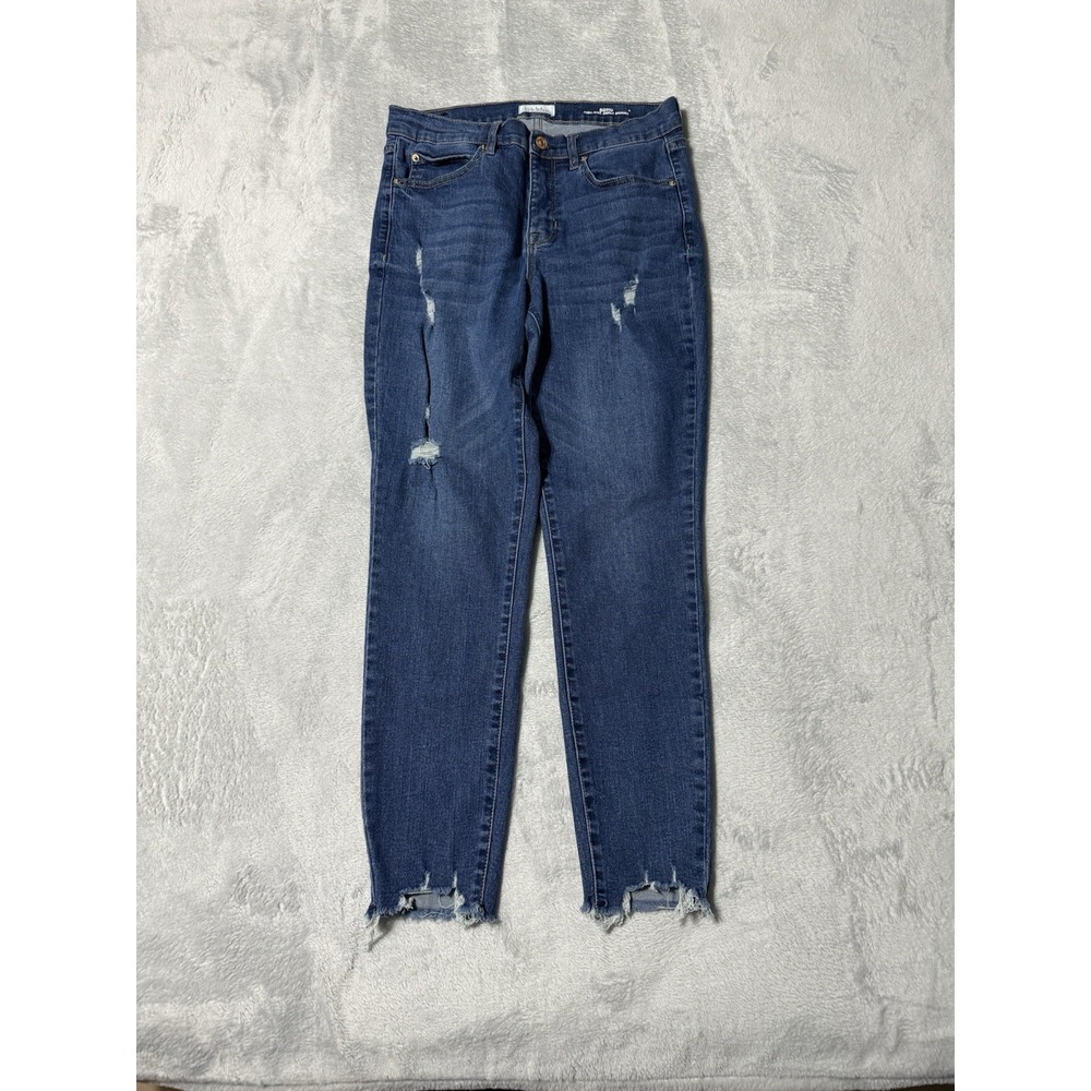 Nicole Miller Jeans Womens 6‎ Blue SOHO High Rise Ankle Skinny 28x26